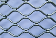 Rideau avec tubes ondulés